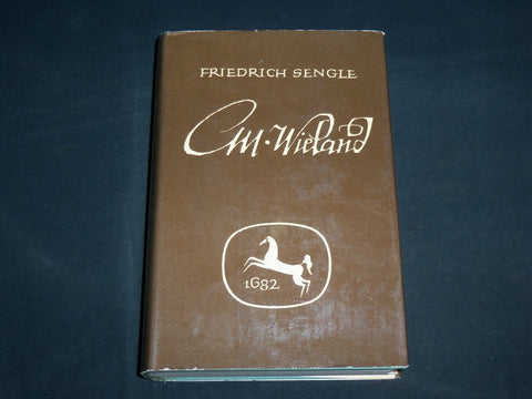1949 CHRISTOPH M. WIELAND HARDCOVER BOOK BY FRIEDRICH SENGLE - KD 6961