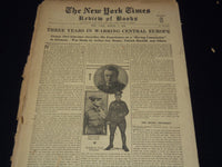 1917-1918 NEW YORK TIMES NEWSPAPER BOOK REVIEW SECTIONS LOT OF 20 - O 3221E