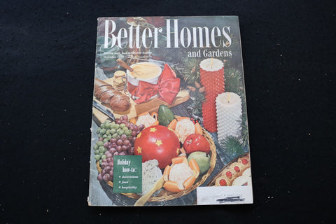 1953 DECEMBER BETTER HOMES AND GARDENS MAGAZINE - HOLIDAY HOW-TO COVER - E 9777