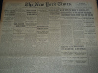 1926 SEPTEMBER 23 NEW YORK TIMES NEWSPAPER - DEMPSEY TO DEFEND TITLE - NT 7573