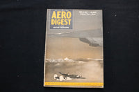 1944 JUNE 15 AERO DIGEST MAGAZINE - U.S. NAVY LIBERATOR COVER - B 1150L