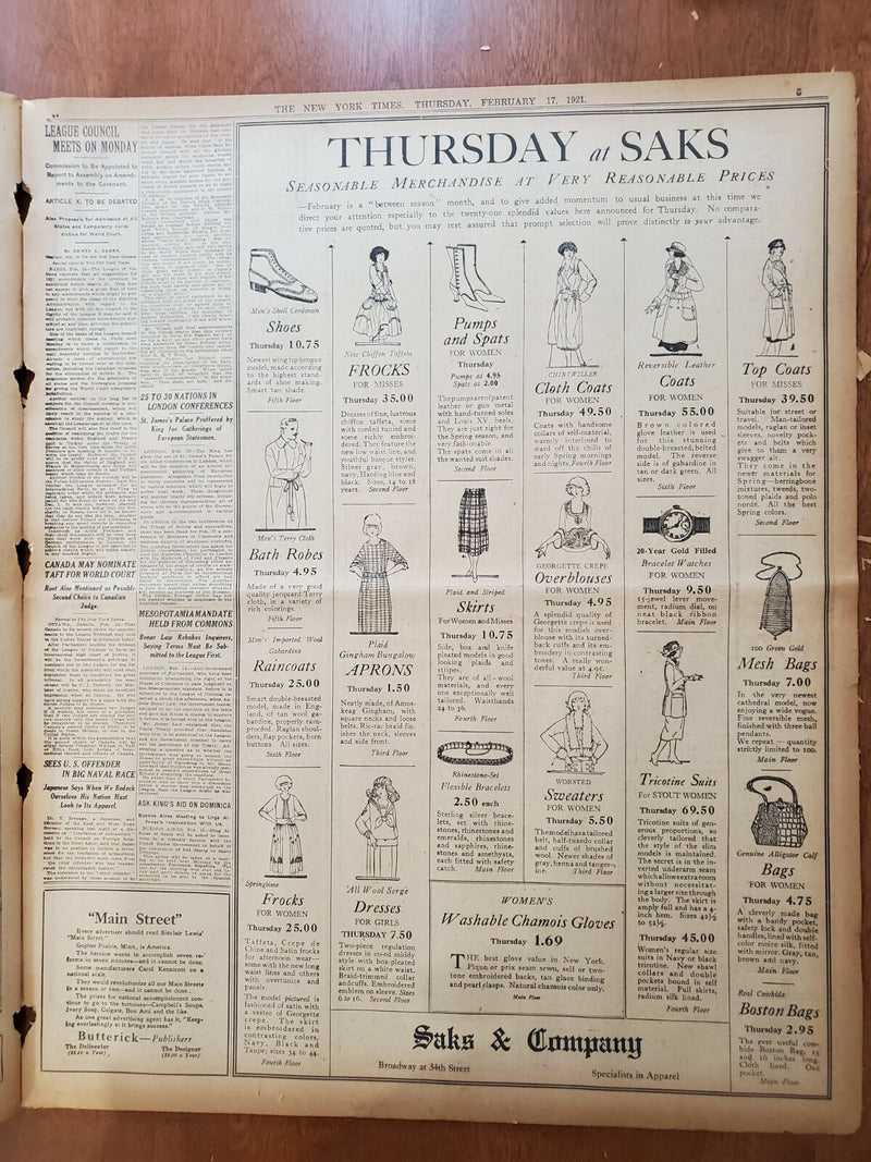 1921 FEBRUARY 17 NEW YORK TIMES - CARUSO IMPROVED; RELAPSE SEEMS REMOTE- NT 8126