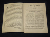 1933-1935 THE KALENDS OF WILLIAMS & WILKINS CO. MAGAZINES LOT OF 18 - O 2825E