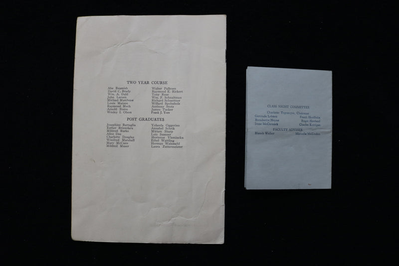 1924 AUSTIN HIGH SCHOOL CLASS NIGHT & COMMENCEMENT PROGRAMS - CHICAGO - K 1908