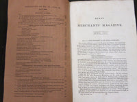 1840-1841 HUNT'S MERCHANTS MAGAZINE AND COMMERCIAL REVIEW LOT OF 7 - WR 340A