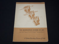 1942 THE MINNEAPOLIS SCHOOL OF ART COURSES OF STUDY - 7 BOOKLETS - J 8041