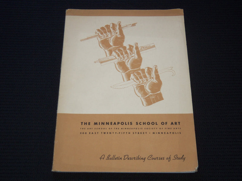1942 THE MINNEAPOLIS SCHOOL OF ART COURSES OF STUDY - 7 BOOKLETS - J 8041
