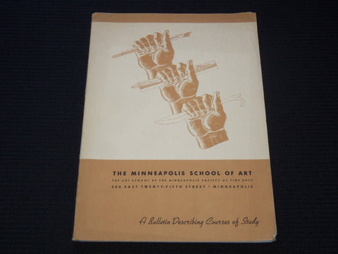 1942 THE MINNEAPOLIS SCHOOL OF ART COURSES OF STUDY - 7 BOOKLETS - J 8041