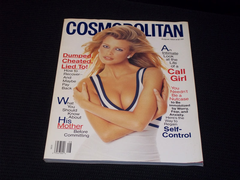 1994 AUGUST COSMOPOLITAN MAGAZINE - CLAUDIA SCHIFFER FRONT COVER - E 13968