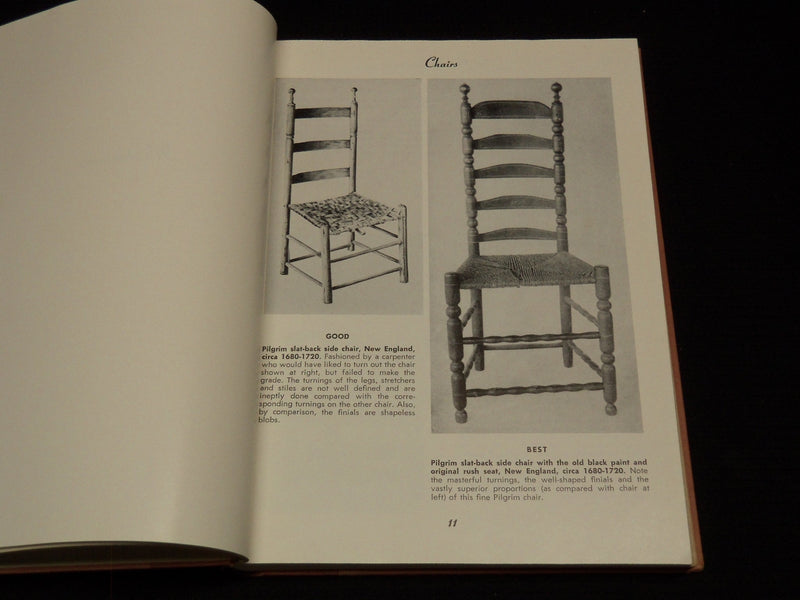 1955 FINE POINTS OF FURNITURE EARLY AMERICAN BOOK BY ALBERT SACK - KD 7752