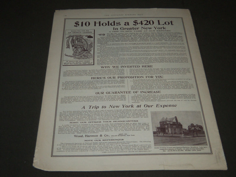 1901 JUNE 1 THE SATURDAY EVENING POST MAGAZINE - ILLUSTRATED COVER - SP 535