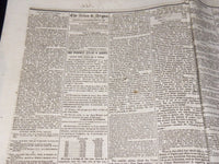 18856 NOVEMBER 15 THE ATLAS & ARGUS NEWSPAPER - BUCHANAN ELECTED - NP 3877A
