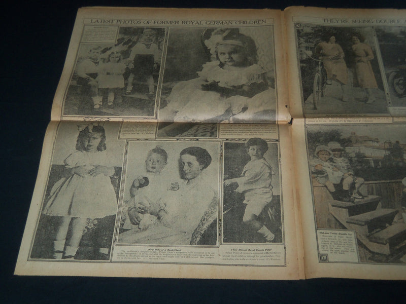 1922 MARCH 5 BOSTON SUNDAY POST PICTORIAL - BLUE BOY - PRINCE OF WALES - NP 3882