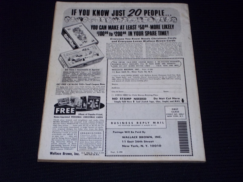 1964 OCTOBER TV & MOVIE SCREEN MAGAZINE - JACKIE & CAROLINE KENNEDY - E 15698