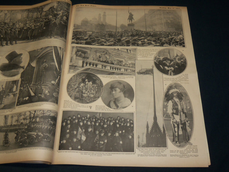 1917 MAY 20 NEW YORK TIMES ROTO PICTURE SECTION - JOSEPH CHOATE - NT 8984