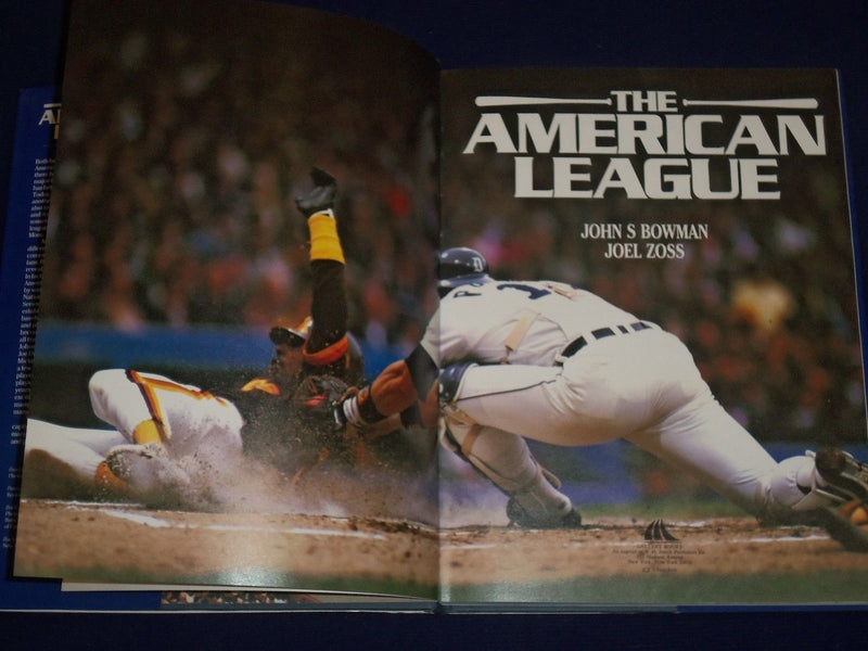 1986 THE AMERICAN & NATIONAL LEAGUES A HISTORY LOT OF 2 VOLUMES - KD 1841