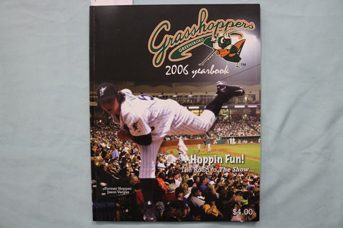 2006 GREENSBORO GRASSHOPPERS BASEBALL YEARBOOK - K 3409