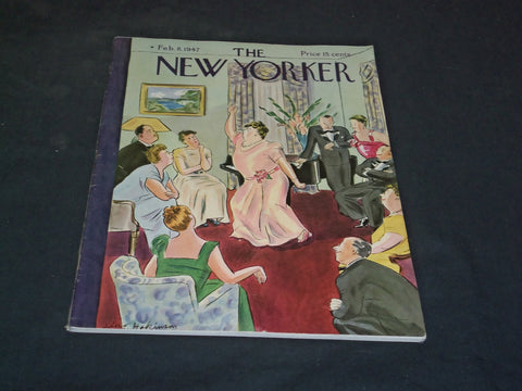 1947 FEBRUARY 8 THE NEW YORKER MAGAZINE - ILLUSTRATED COVER - NY 249