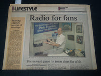 1988 SEPT 11 BERGEN RECORD NEWSPAPER L SECTION- PETE FRANKLIN - WFAN - NP 3779