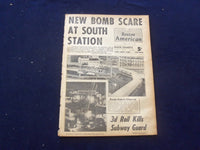 1959 JUNE 12 BOSTON AMERICAN NEWSPAPER - NEW BOMB SCARE AT SO. STATION - NP 6232