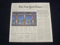 2020 NOV 25 NEW YORK TIMES - BIDEN PICKS TEAM SET ON FORTIFYING WORLD ALLIANCES