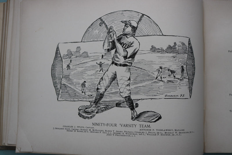 1896 THE VIOLET NEW YORK UNIVERSITY YEARBOOK - YB 3591