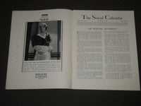 1930 JANUARY 13 THE SOCIAL CALENDAR MAGAZINE - ST 4835