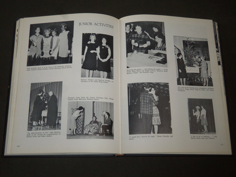 1963 CARILLON CALDWELL COLLEGE FOR WOMEN YEARBOOK - NEW JERSEY - PHOTOS- YB 1013