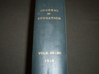 1919 JANUARY-DECEMBER JOURNAL OF EDUCATION BOUND VOLUME - COMPLETE YEAR - R 888