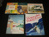 1980'S-2000'S ASSORTED WATERCOLOR PAINTING ART BOOKS LOT OF 25 - KD 51A