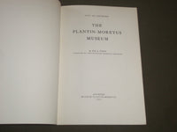 1965 THE PLANTIN MORETUS MUSEUM BY DR. L. VOET SOFTCOVER BOOK - J 2696