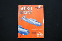 1939 SEPTEMBER AERO DIGEST MAGAZINE - VULTEE BC-51 BASIC COMBAT COVER - E 10713