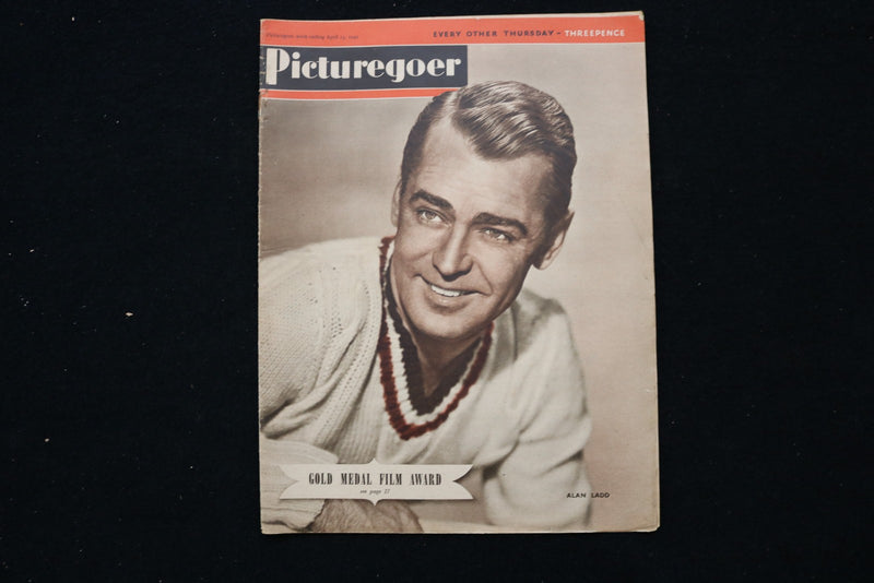 1949 APRIL 23 PICTUREGOER MAGAZINE - ALAN LADD COVER - E 26039