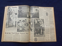 1958 JUNE 14 BOSTON RECORD AMERICAN NEWSPAPER-GOLDFINE RUG GIFT TO ADAMS-NP 6271