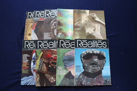 1971-1981 REALITES MAGAZINE - LOT OF 9 - O 3595