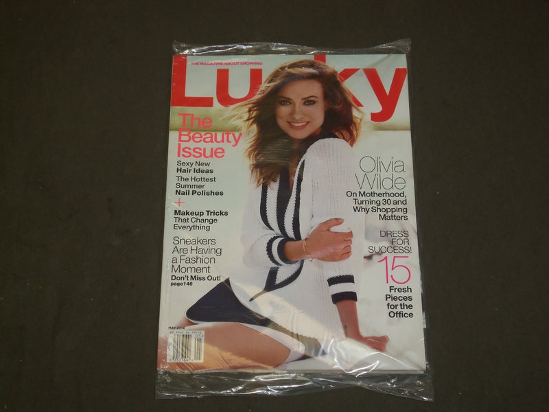 2014 MAY LUCKY MAGAZINE - OLIVIA WILDE COVER - B 3600