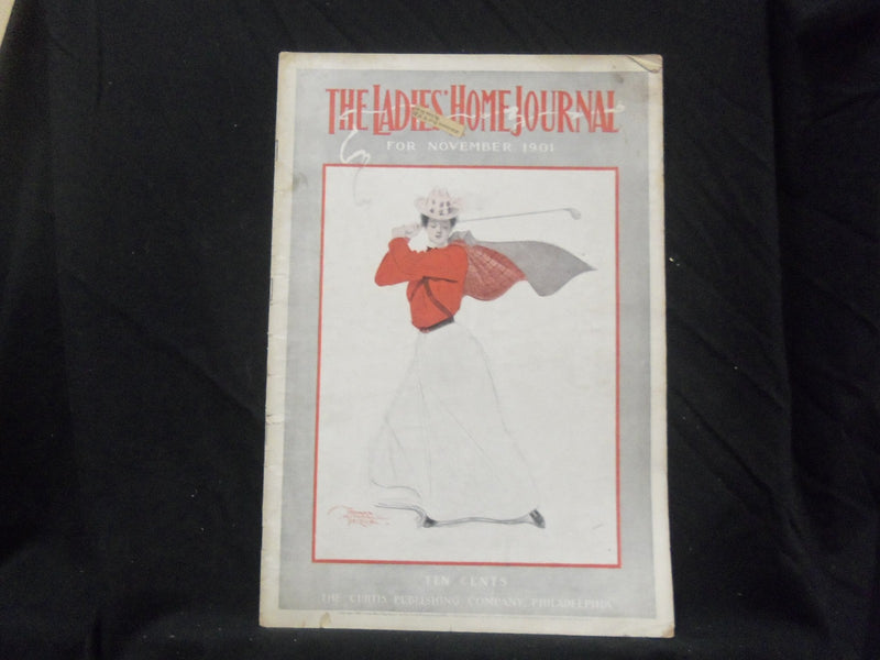 1901 NOVEMBER LADIES' HOME JOURNAL MAGAZINE - GREAT ILLUSTRATIONS & ADS- ST 1617