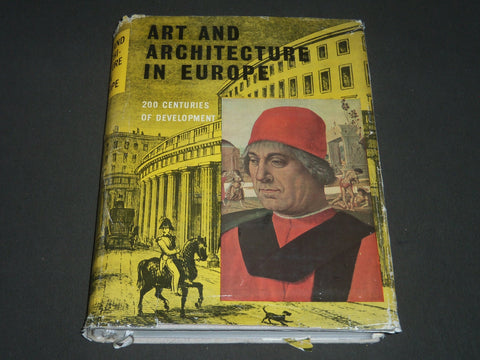 1960 ART AND ARCHITECTURE IN EUROPE BY ANTONIN MATEJCEK BOOK - KD 4084