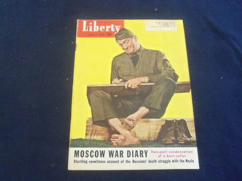 1942 JUNE 13 LIBERTY MAGAZINE - MOSCOW WAR DIARY - B 4197M