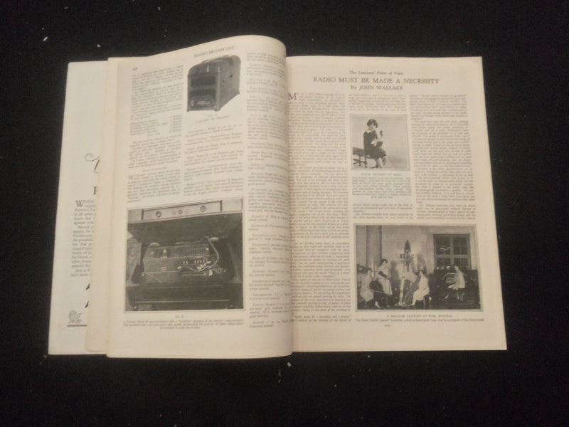 1928 APRIL RADIO BROADCAST MAGAZINE - NICE COVER, ARTICLES & PHOTOS - B 434N