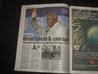 2021 JANUARY 23 NEW YORK DAILY NEWS NEWSPAPER - HENRY AARON DIED (1934-2021)