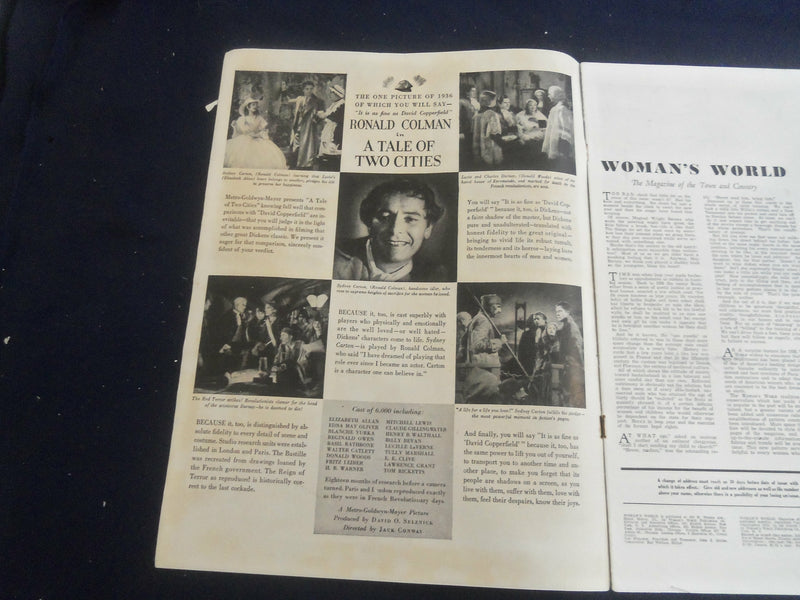 1936 JAN WOMAN'S WORLD MAGAZINE - NICE ILLUSTRATIONS, STORIES & ADS - ST 1240P