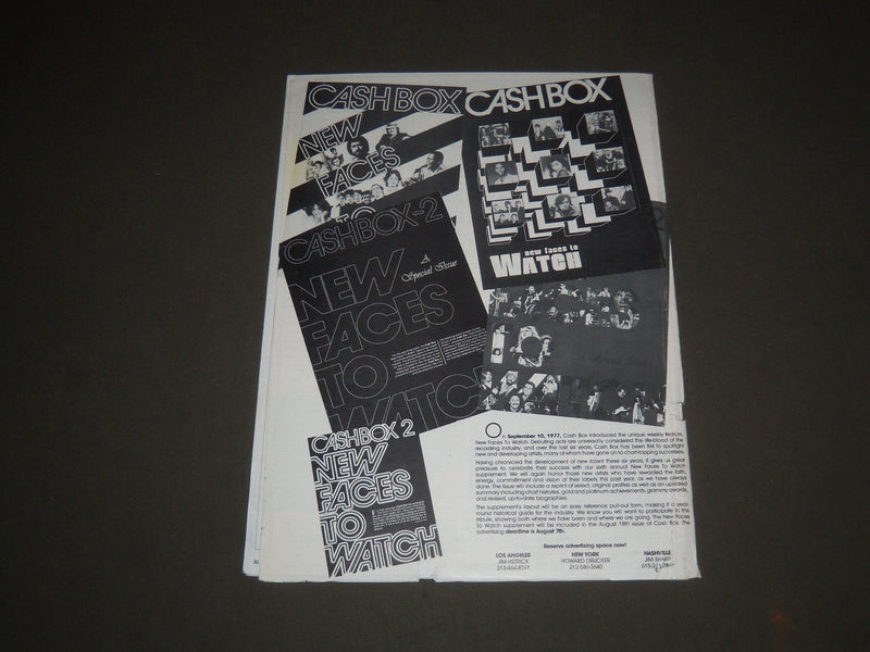 1984 AUGUST 4 CASHBOX MAGAZINE - ONE WAY COVER - SP 3501