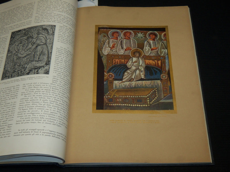 1931-1932 GESU BAMBINO BOOK BY ROBERTO PAPINI - ITALIAN - GREAT PRINTS - R 732Q