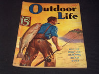 1937 JULY OUTDOOR LIFE MAGAZINE - FISHING HUNTING CAMPING COVER - E 5680