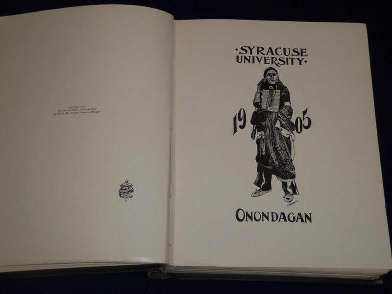1905 THE ONONDAGAN SYRACUSE UNIVERSITY YEARBOOK - NEW YORK - PHOTOS - YB 767