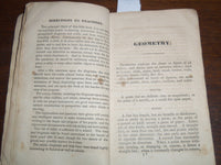 1831 EASY LESSONS IN GEOMETRY BOOK BY JOSIAH HOLBROOK - SXITH EDITION - K 2010