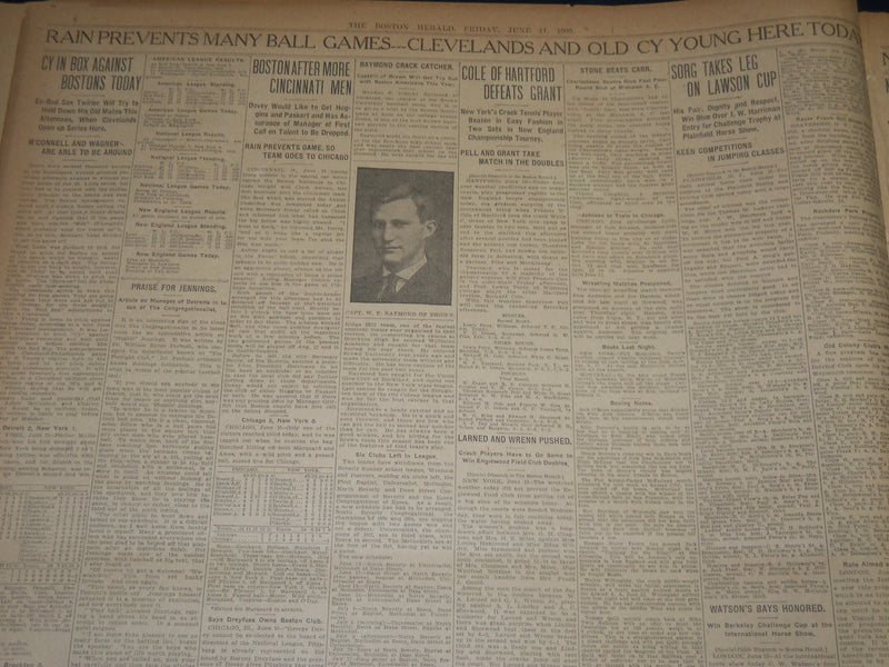 1909 JUNE 11 THE BOSTON HERALD - EDWARD EVERETT HALE DEAD AT 88 - BH 380