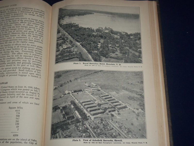 1942 THE OFFICERS' GUIDE - 8TH EDITION - NICE FOLD-OUTS - KD 1486