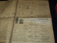 1896 MAY 6 MORNING TELEGRAPH NEWSPAPER - 250TH ANNIVERSARY - NP 2152F